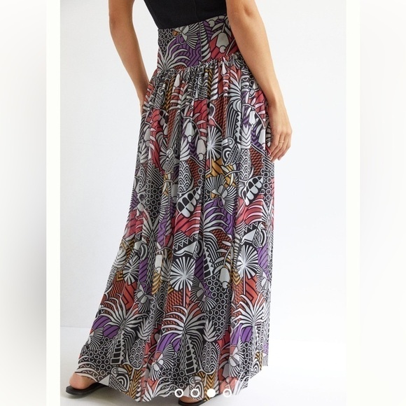 Farm Rio X Anthropologie Tropical Maxi Skirt - Picture 6 of 6